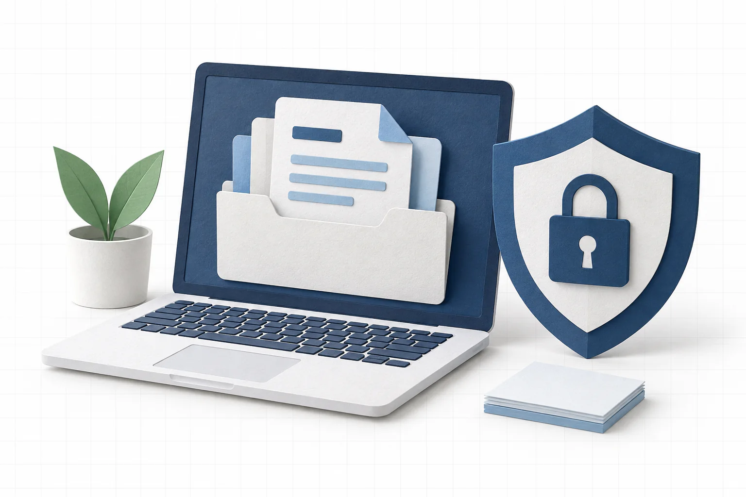 Защищённое устройство с локальной копией Google Docs